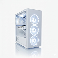 White Gaming Pc intel i5 14600K NVIDIA RTX 5060 ti 16GB