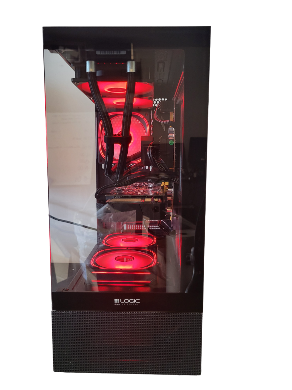wassergekühlter Gamer Gaming Pc i7 RTX 3050 8GB 32GB DDR4 1TB SSD