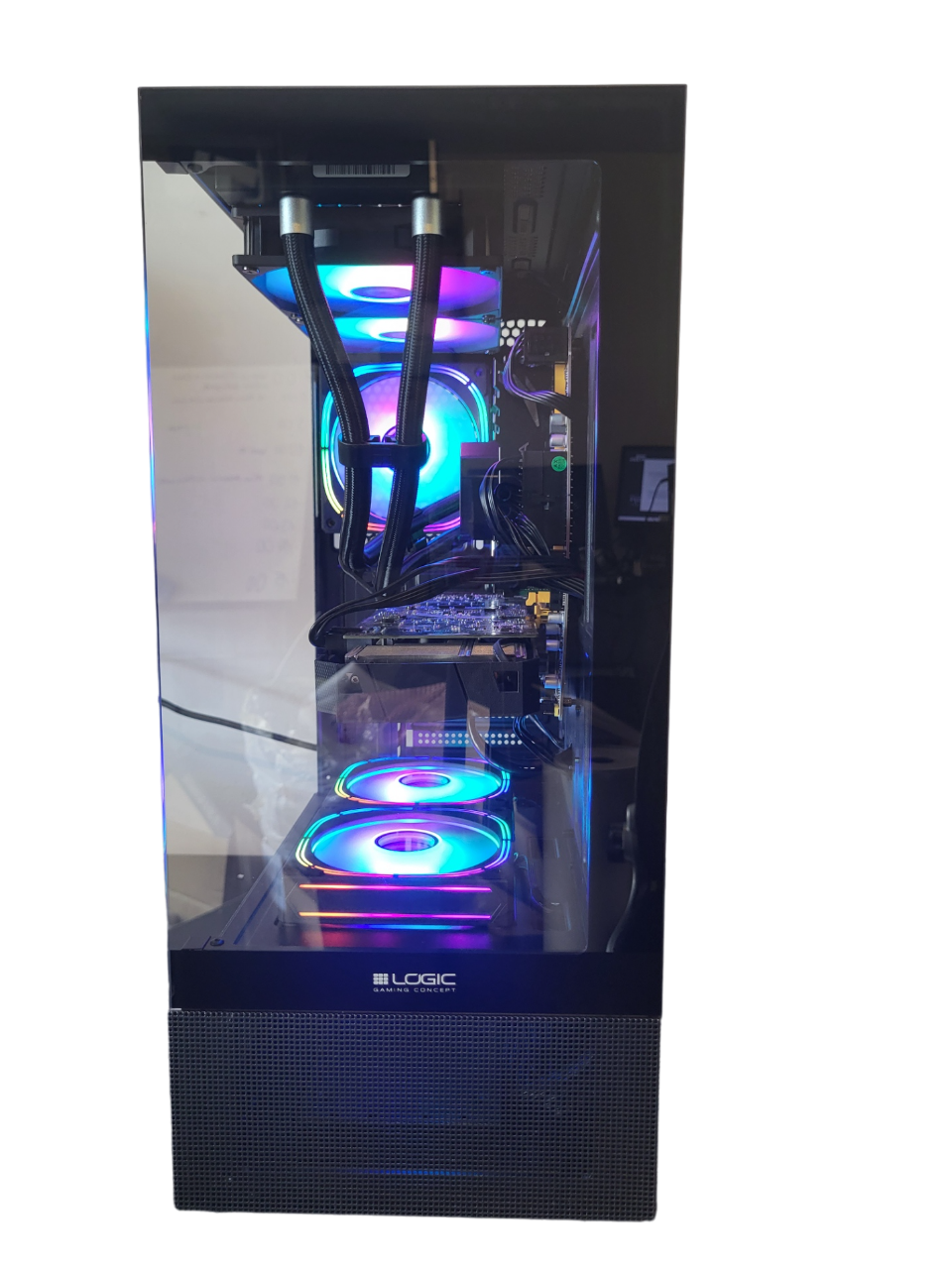 wassergekühlter Gaming Pc Ryzen 7 7800X3D 8x 5,0GHz RX 7900 16GB 32GB DDR5