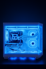 White end Gaming Pc intel i9 12900k NVIDIA RTX 5060 SSD RGB