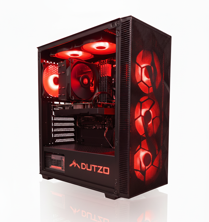 Gamer Gaming Pc - Ryzen 5 5600 - AMD RTX 5060 8GB - B450 Mainboard