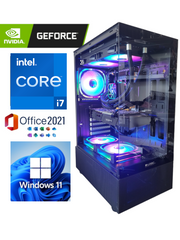 wassergekühlter Gamer Gaming Pc i7 RTX 3050 8GB 32GB DDR4 1TB SSD