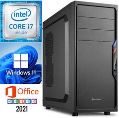 Windows 11 Business PC Intel i7 4x 4,00GHz 32GB RAM 512GB SSD Computer Office 2021