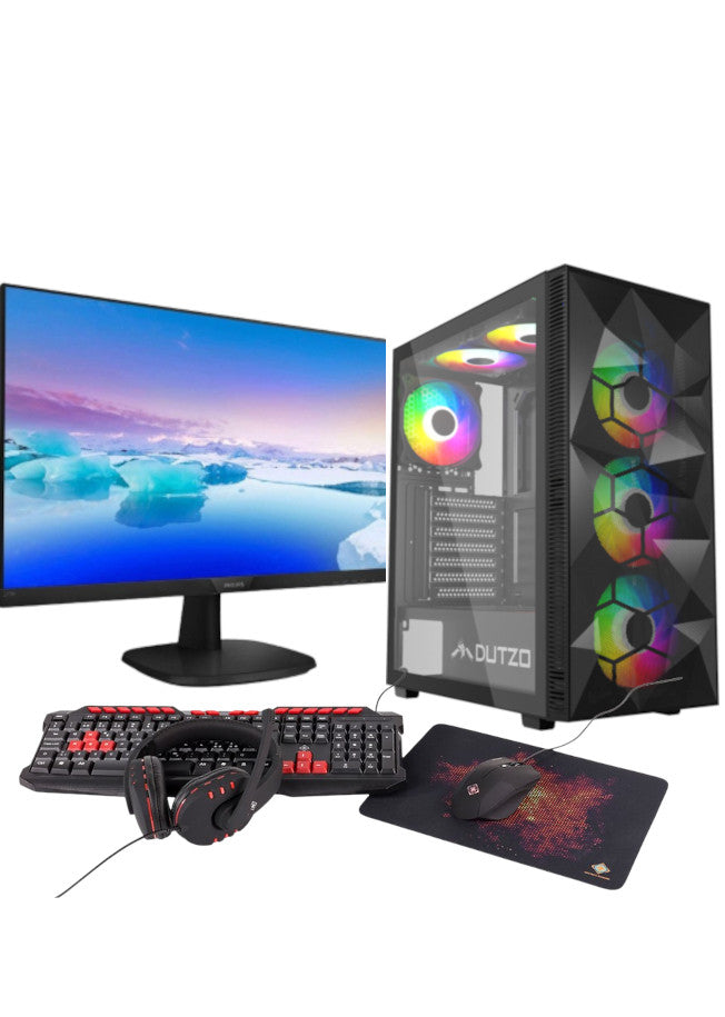 Gaming PC mit 27" Monitor│AMD Ryzen 5│6x 3.7Ghz│bis 32GB RAM│bis 2TB SSD│Win 11
