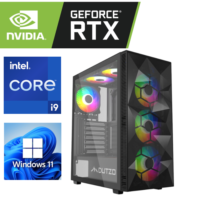 Monster Gaming PC - Intel Core i9 Nvidia RTX 4060Ti 16GB